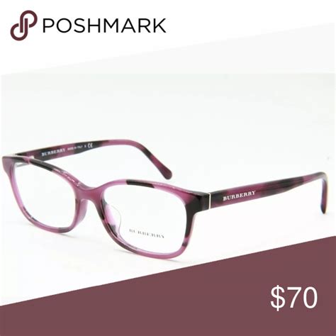 burberry purple seeing glasses|Burberry female glasses.